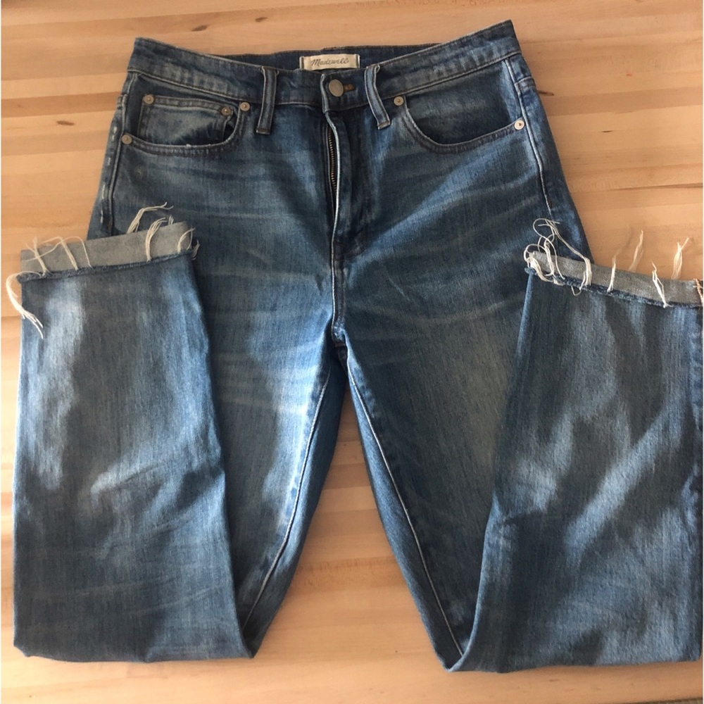 Madewell High Rise Slim Boyjean
